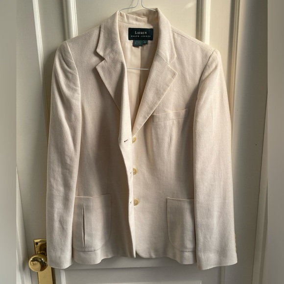 Ralph Lauren Cream Blazer - Picture 1 of 3